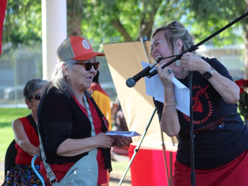 Advocates call for B.C. to implement a Red Dress Alert during Kamloops walk